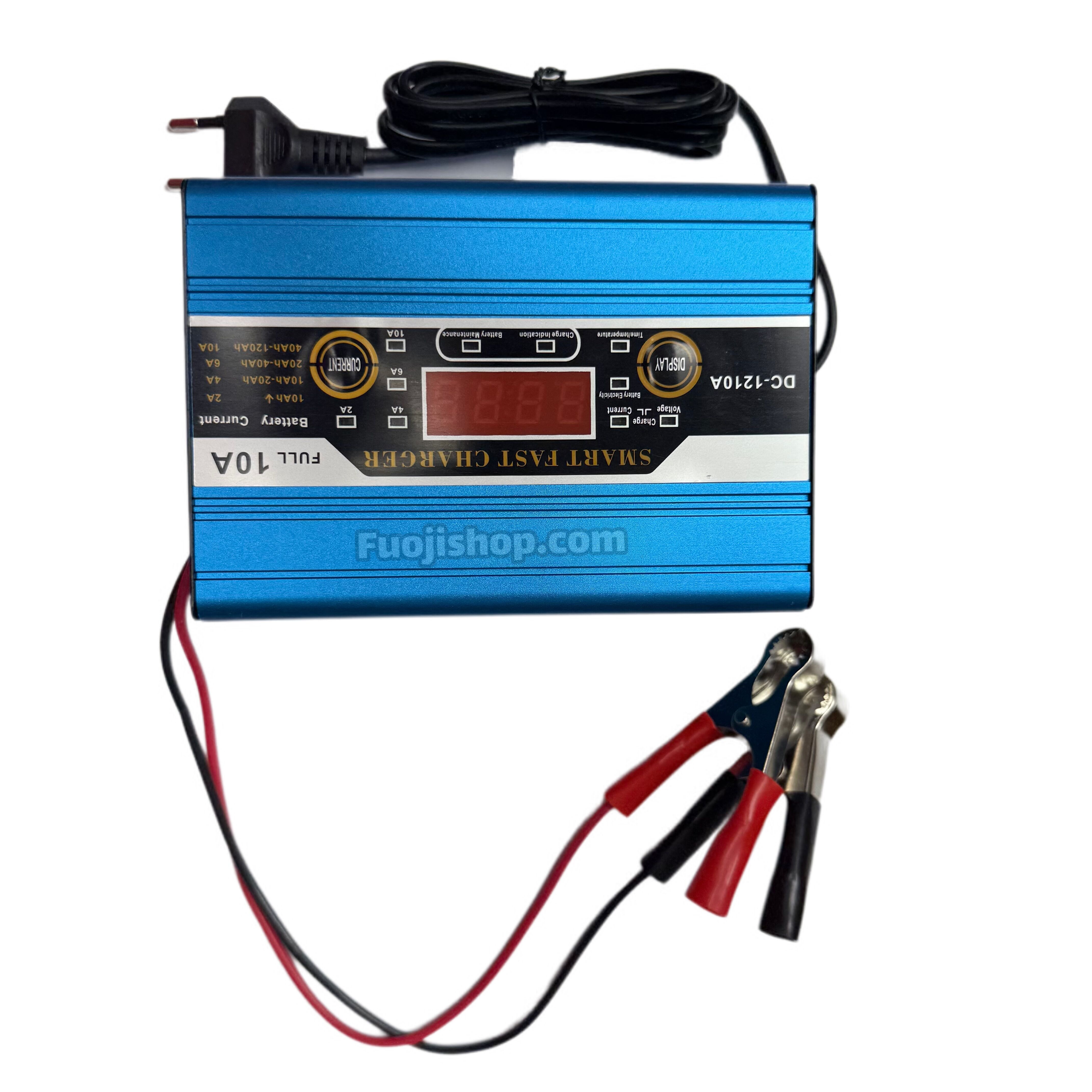 شارژر باتری با قطع خودکار 12V 10A SPARDIO